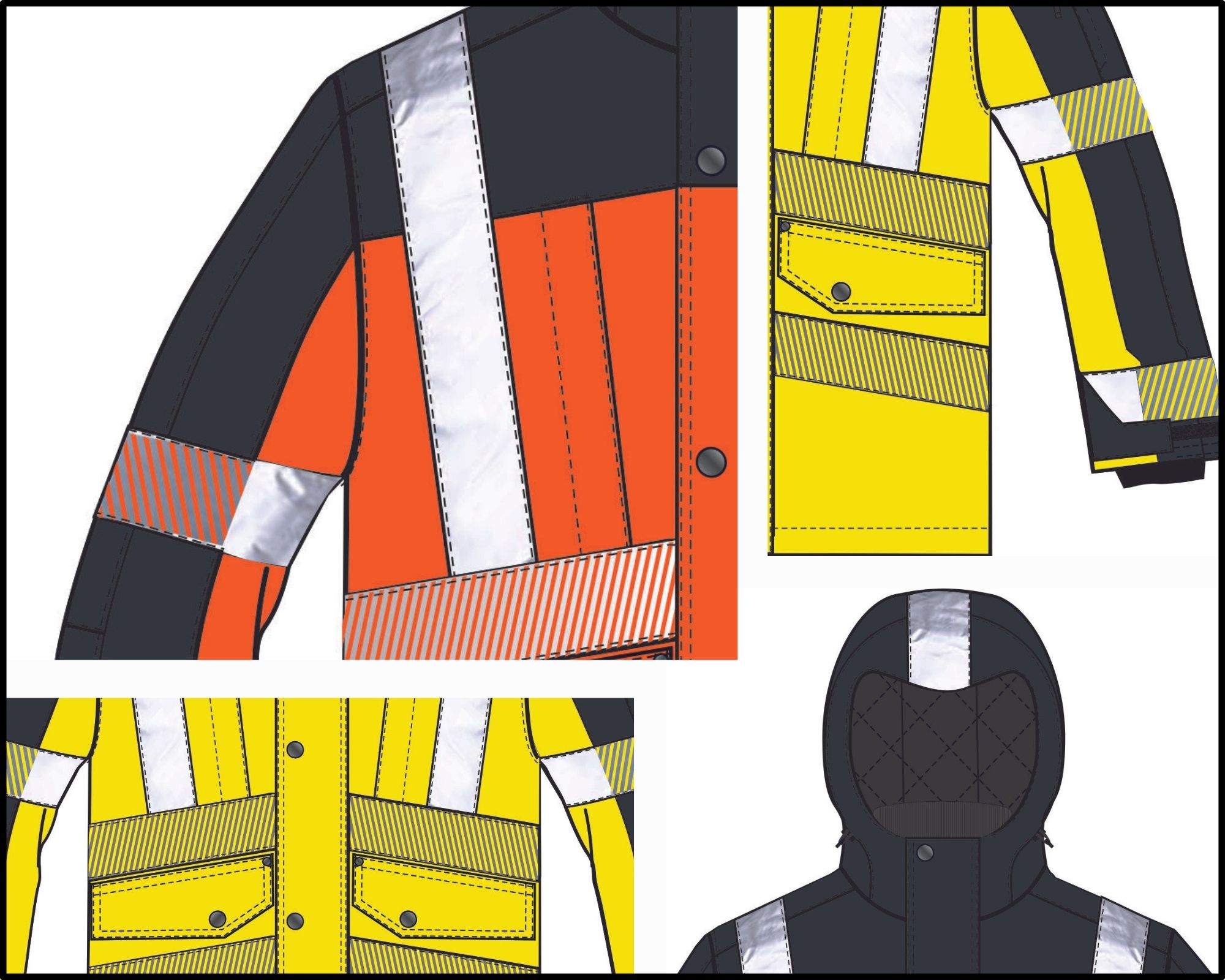 Odzież robocza – KURTKA HIGH VISIBILITY